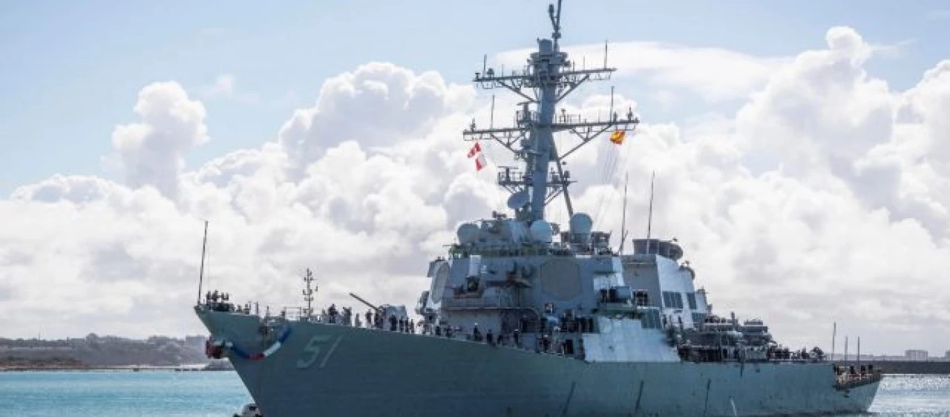 Το αμερικανικό αντιτορπιλικό DDG 51 Arleigh Burke στη Μεσόγειο - Θα ενισχύσει τον 6ο Στόλο